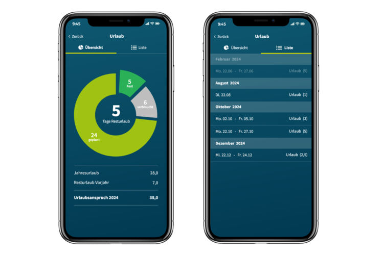 Mit geoCapture stellen Sie Urlaubsanträge einfach per App