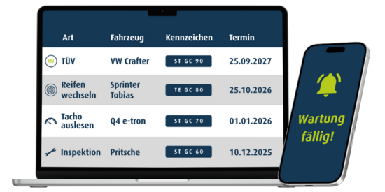 geoCapture Wartungsintervalle