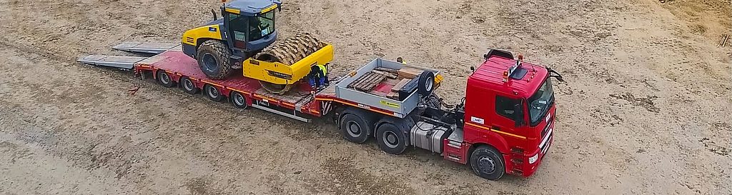 Baumaschinentransporte einfach disponieren