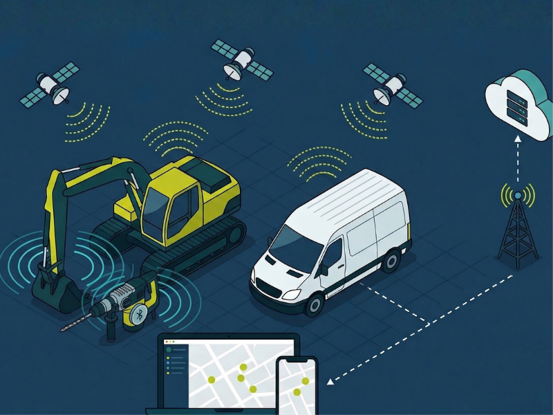 geoCapture Fahrzeugortung visualisiert